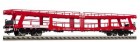 5292 Fleischmann Double-decker car transporter in traffic red livery type DDm.915